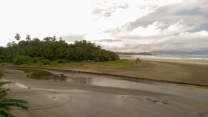 The rolling waves of Playa Estero.