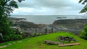 The view of the break 'La Punta' from the Hotel Santa Catalina