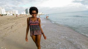 Keishia in South Beach, Miami