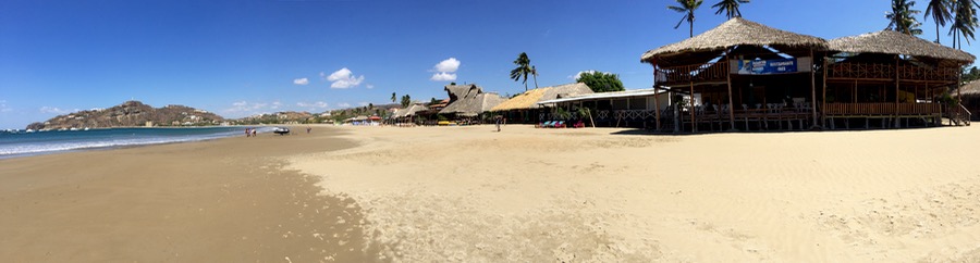 The beach at San Juan del Sur